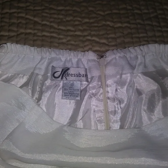 White Skirt with Accent Beading by Dress Barn - Picture 7 of 7